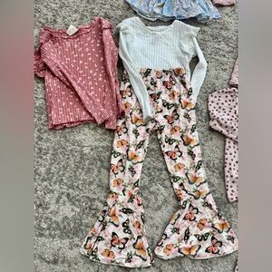 Trendy Girls size 6/7 outfit/sets bundle